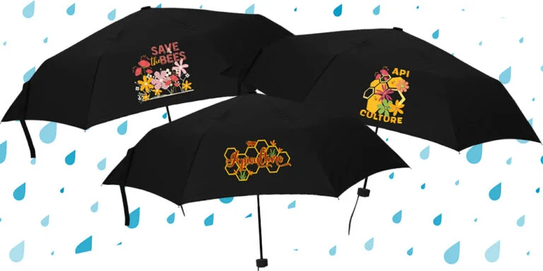 Cadeau homme apiculteur original parapluie apiculture personnalisé
