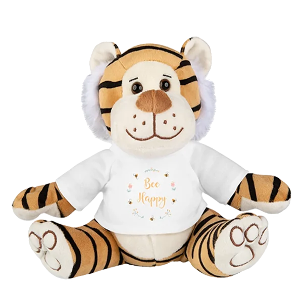peluche personnalisee cadeau de naissance apicultrice abeilles tigre bee happy