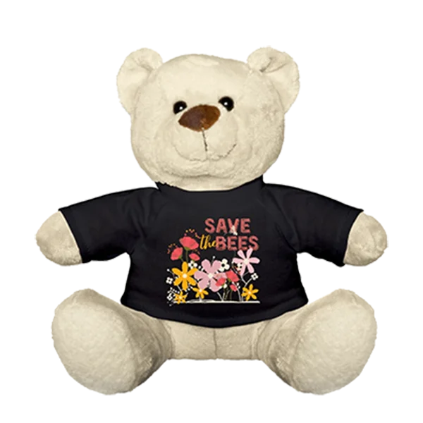 peluche personnalisee cadeau de naissance apicultrice saves the bees