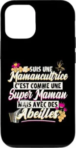 coque iphone cadeau femme maman apicultrice fete meres