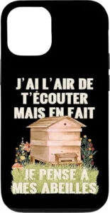 coque protection iphone cadeau apiculteur original apiculture humour drole